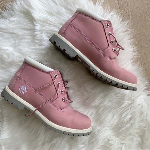 Timberland Classic Nellie Lace-up Pink Boot - Picture 7 of 8